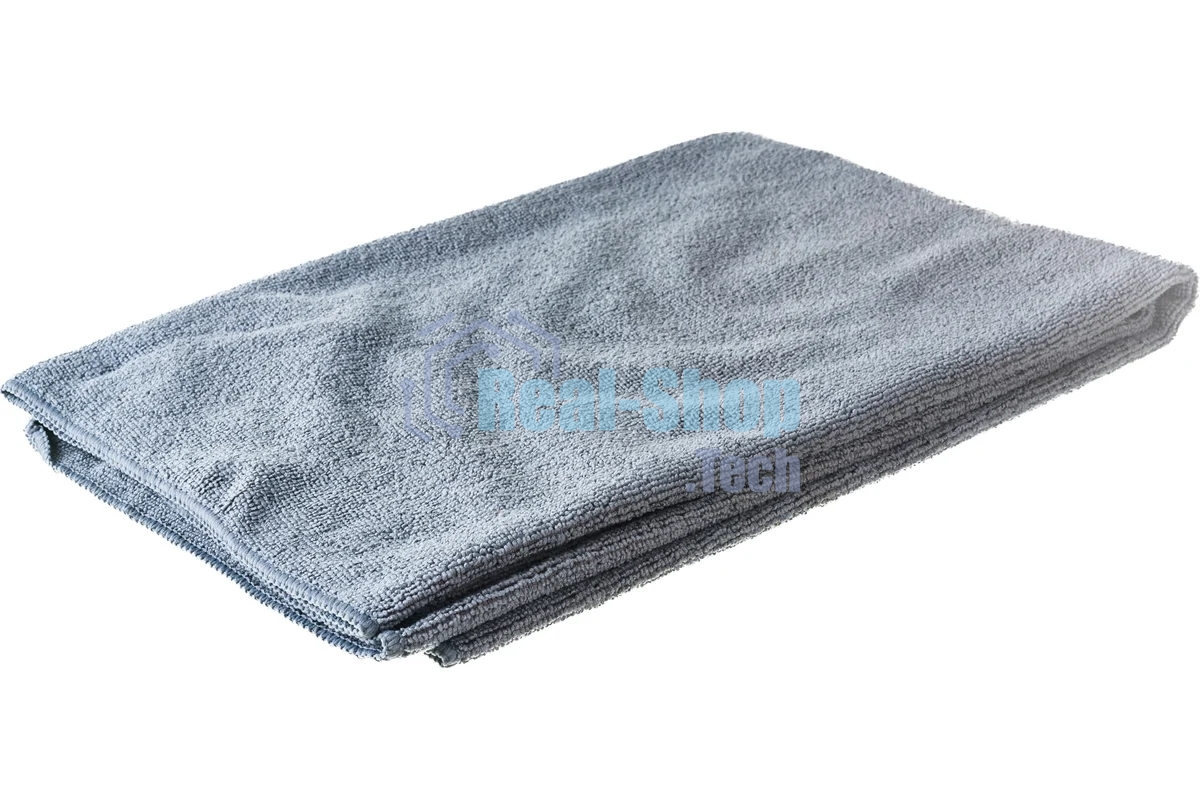 Тряпка для пола из микрофибры Рыжий кот M-02F-XXL серый, размер: 80*100см