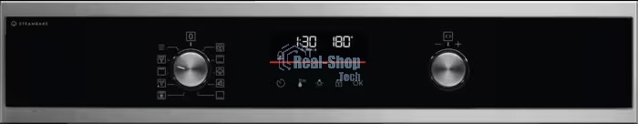 Электрический духовой шкаф Electrolux с конвекцией, приготовление на пару, объем 72 л, 10 режимов, автопрограммы, очистка пиролитическая, 3 стекла в дверце, направляющие проволочные + телескопические (1 уровень)