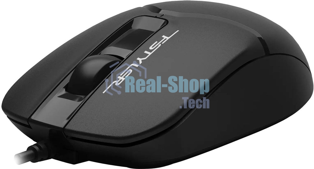 Мышь проводная A4Tech Fstyler FM12S черный, 1200 dpi, USB, кнопки - 3