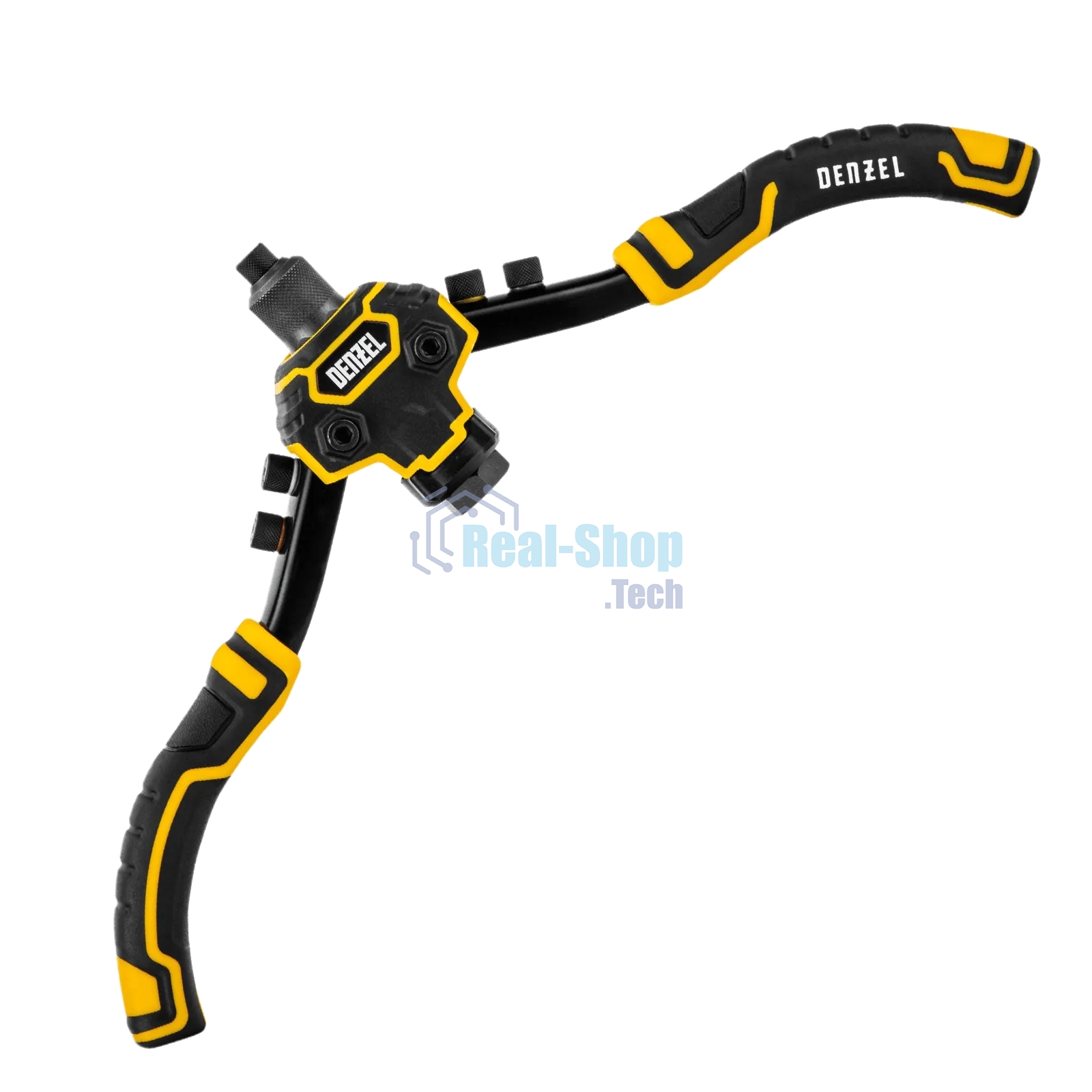 Заклепочник двуручный Denzel заклепки 2,4-3,2-4,0-4,8-6,4 мм