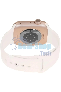 Умные часы Apple Watch Series 11 A3333 46мм OLED корп.розовое золото Sport Band рем.белый разм.брасл.:S/M (MEV64LW/A)