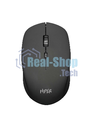 Мышь беспроводная HIPER HOMW-091 черный, 1600 dpi, радиоканал, USB, кнопки - 4