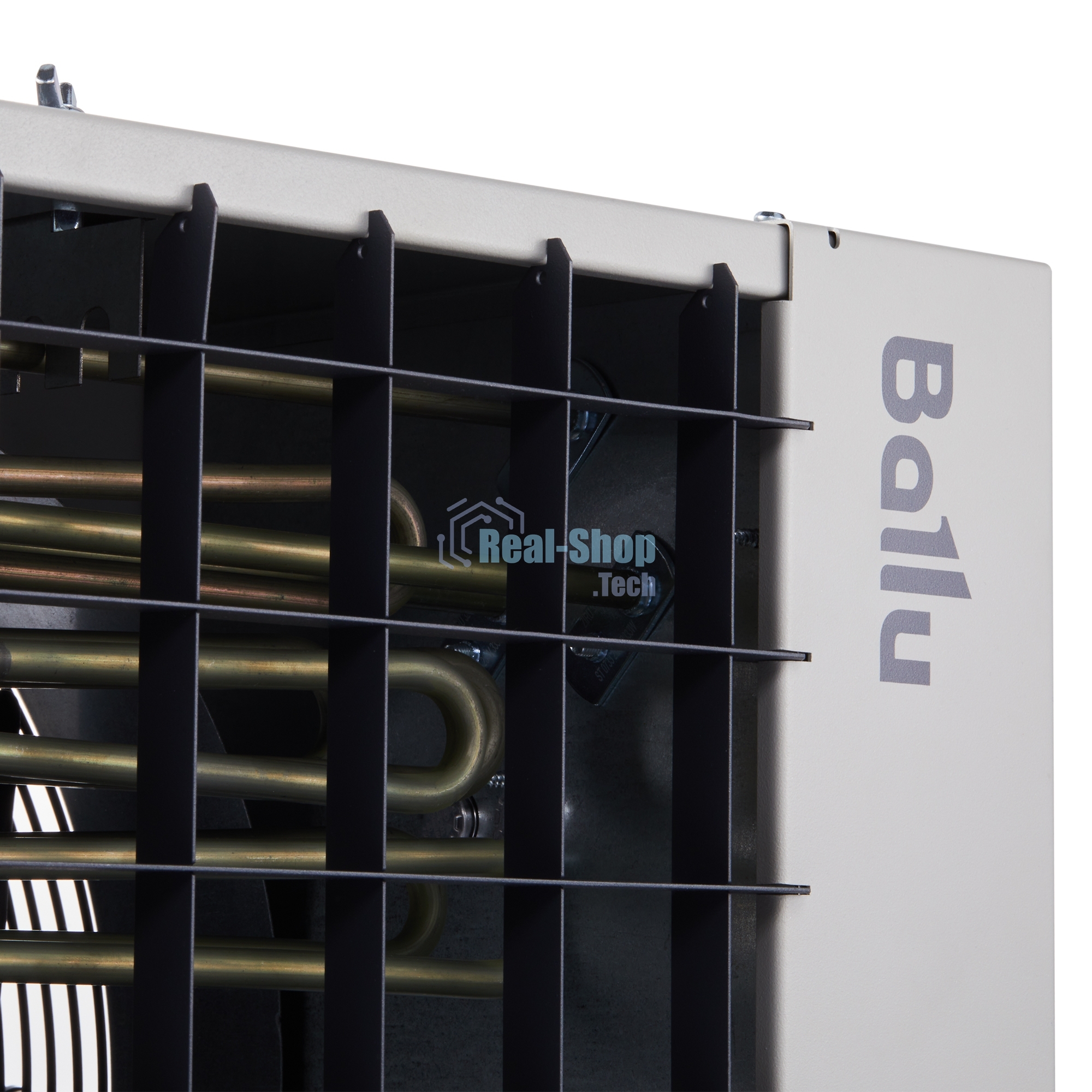 Тепловентилятор Ballu BHP-MW2-10, серый, 10 кВт, 100 м2, механический термостат, пульт д/у