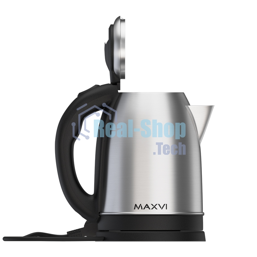 Чайник электрический Maxvi KE2021S silver-black