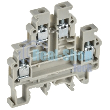 Колодка клеммная IEK CTS-ML 2 ур. 4мм2 серая