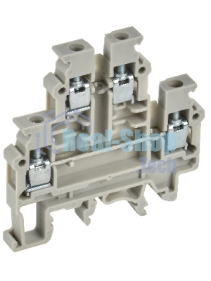 Колодка клеммная IEK CTS-ML 2 ур. 4мм2 серая