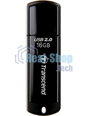 Флешка USB Transcend JetFlash 350 (TS16GJF350), 16Gb, USB 2.0, R/W 15/7, черный