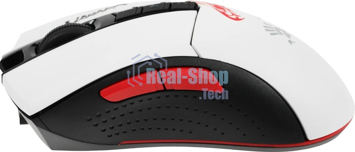 Мышь беспроводная A4Tech Bloody R90 Plus Naraka белый, 5000 dpi, радиоканал, USB, кнопки - 8
