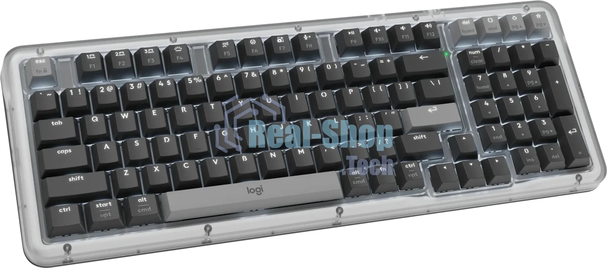 Клавиатура Logitech Alto Keys K98M беспроводная, Bluetooth, радиоканал, серый