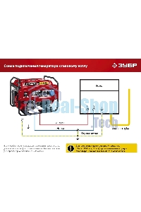 Электрогенератор бензиновый Зубр СБ-3300, 3.3 кВт, 72 дБ, 44 кг