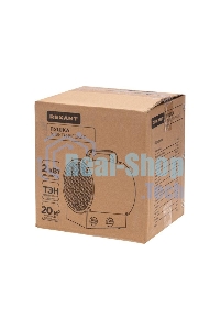 Пушка тепловая электрическая Rexant круглая, прямоугольная подставка, ТЭН, 2кВт