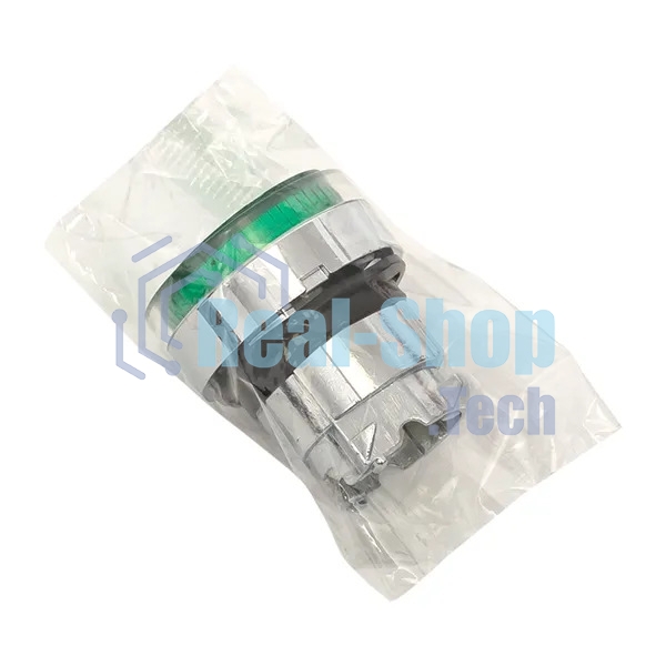 Исполнительный механизм кнопки XB4 зеленый плоский возвратный без фиксации, с подсветкой EKF PROxima XB4BW-G EKF