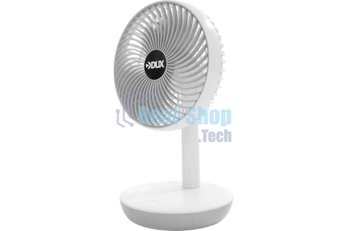 Вентилятор настольный DUX 60-0214 USB, белый, 6 Вт