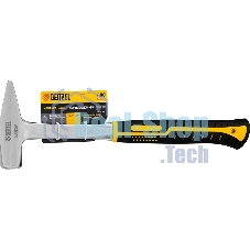 Молоток слесарный Denzel 600 г цельнометаллический, двухкомпонентная рукоятка