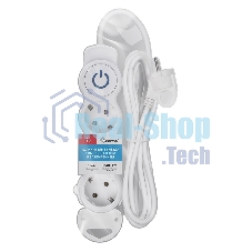 Удлинитель Smartbuy (SBE-16-3-03m-ZS) 3 роз х 3,0 м - белый