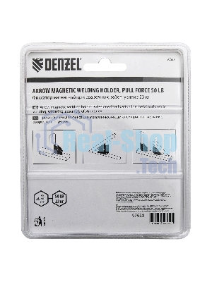 Фиксатор магнитный для сварочных работ Denzel усилие 50 LB