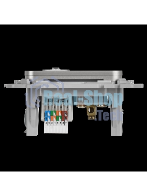 Розетка 2-местная RJ45/TV категория 5Е UTP РКТВ5е-2-0-ФлА алюминий FLITE