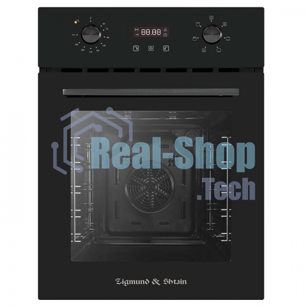 Духовой шкаф электрический встраиваемый Zigmund & Shtain E 145 B черный