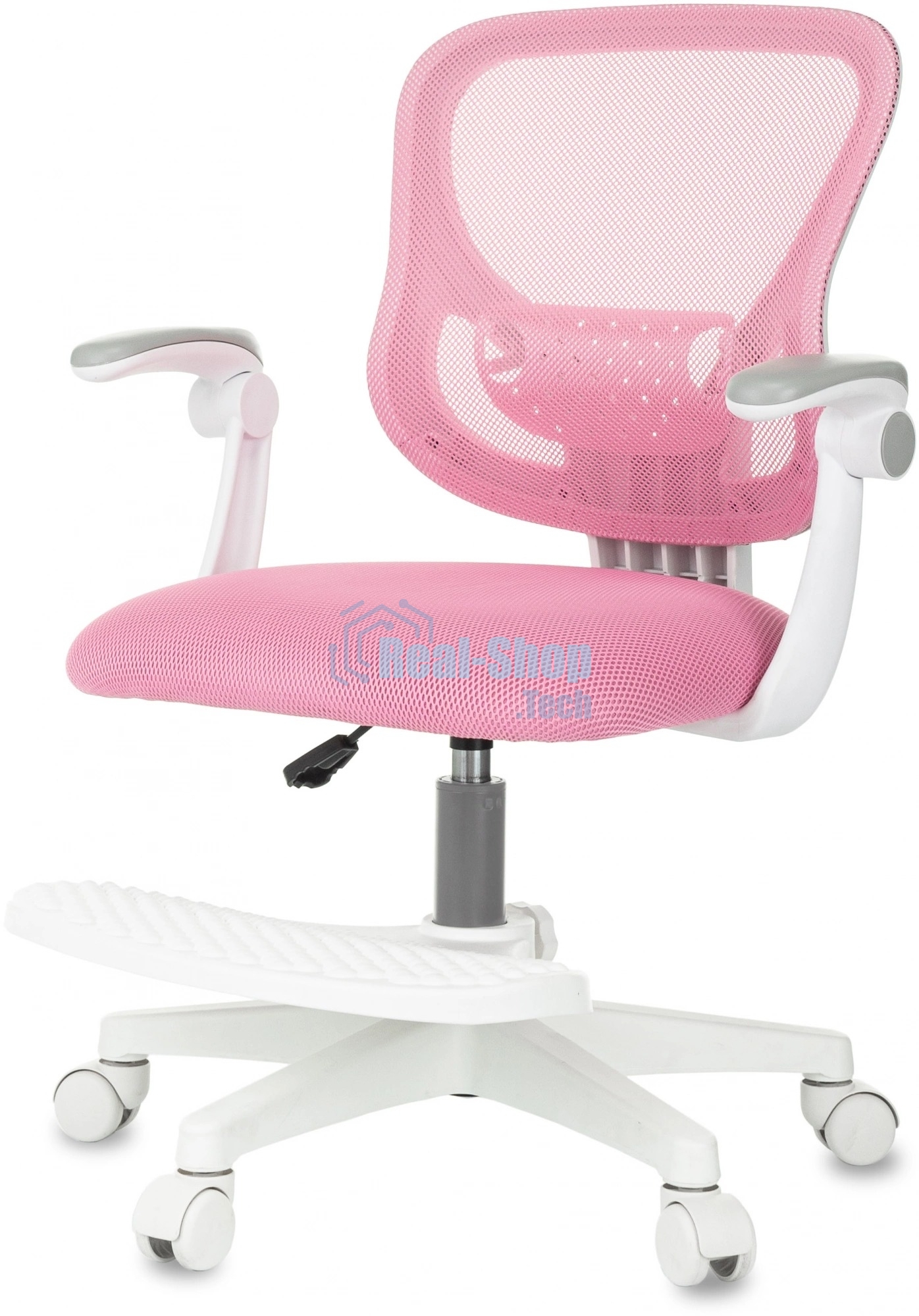 Кресло детское Бюрократ BUROKIDS 3 розовый Velvet 36, крестов. пластик