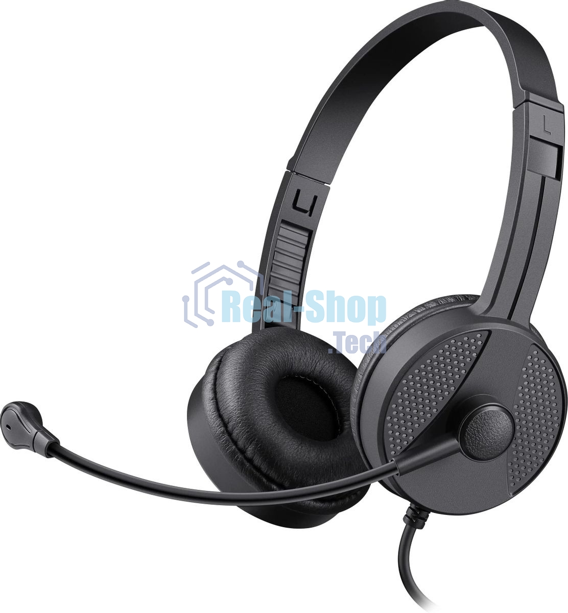 Гарнитура проводная Defender Tune 160 (черный, провод 1.8 м)