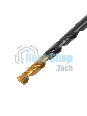 Сверло по металлу Denzel 4,2 мм, HSS-Tin, Golden Tip, 10 шт.