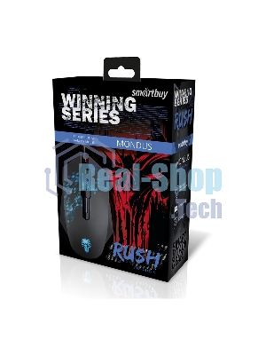 Мышь проводная игровая Smartbuy (SBM-744G-K) RUSH черная