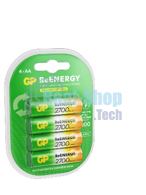Аккумулятор GP 270AAHCRGY-2CRCB4 AA NiMH 2650mAh (4шт)