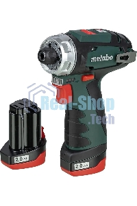 Дрель-шуруповерт аккумуляторная Metabo PowerMaxx BS 600984000, Аккумуляторный, 10,8В, 2 АКБ