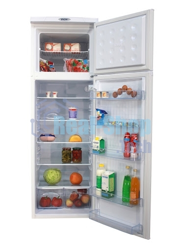 Холодильник DON R-236 MI металлик искристый двухкамерный 250/70л морозилка сверху