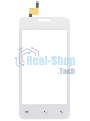 Сенсорное стекло (тачскрин) для Fly FS403 Cumulus 1, белое