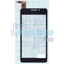 Сенсорное стекло (тачскрин) для DNS S4503Q, черное