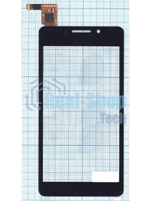 Сенсорное стекло (тачскрин) для DNS S4503Q, черное
