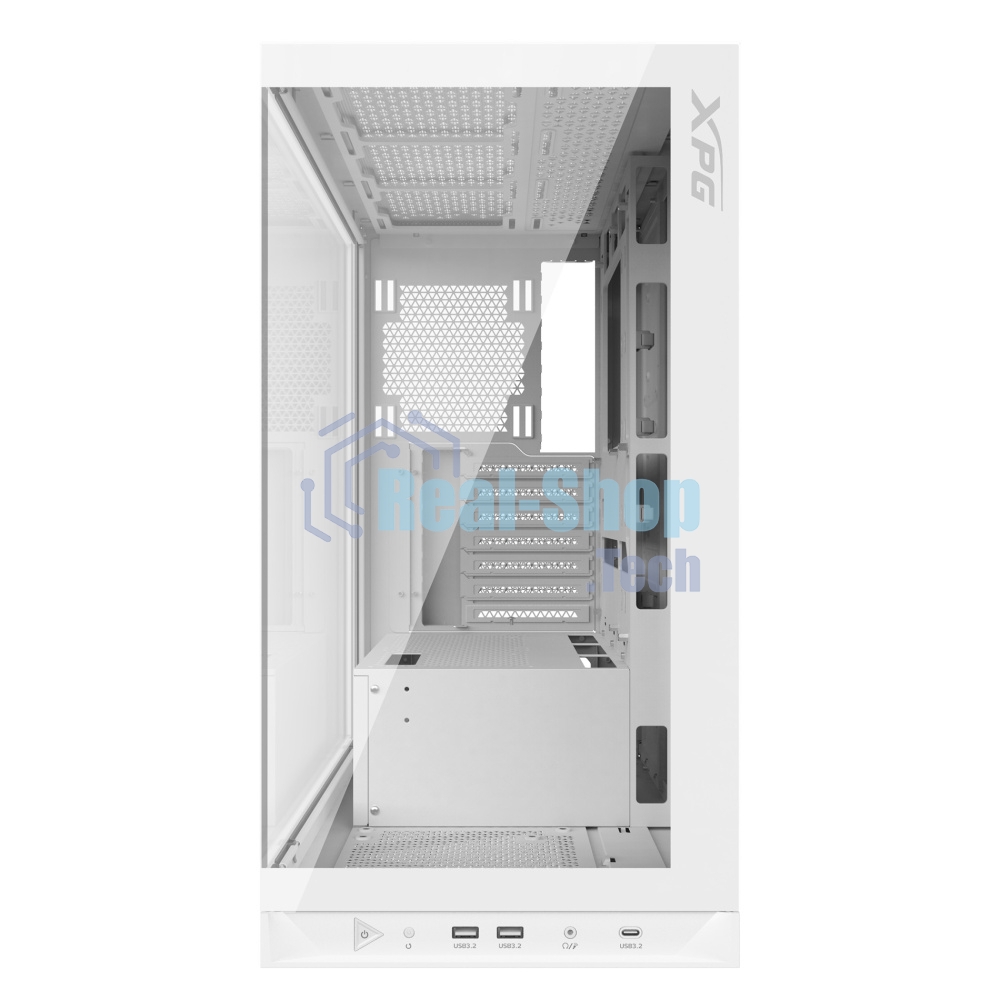 Компьютерный корпус XPG INVADER X белый (INVADERXMTWOF-WHCWW) Mid-Tower, Micro-ATX, Mini-ITX, Standard-ATX, USB 3.2 Gen2 Type-A, USB 3.2 Gen2 Type-C