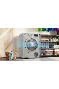 Сушильная машина Bosch WTN86202ME серый, 8 кг, сушка - конденсационная, программ - 13, 59.8 x 84.2 x 61.3 см