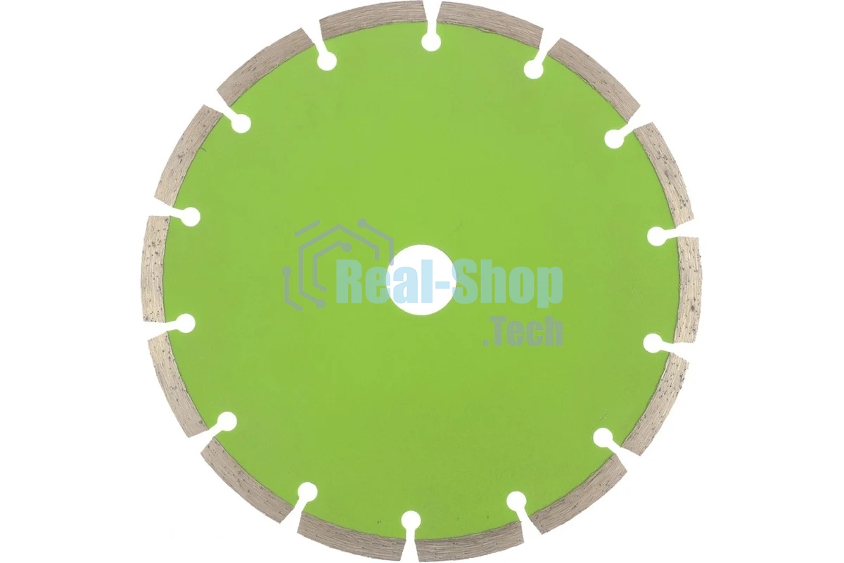 Диск алмазный Сибртех отрезной сегментный, 180 х 22,2 мм, сухая резка