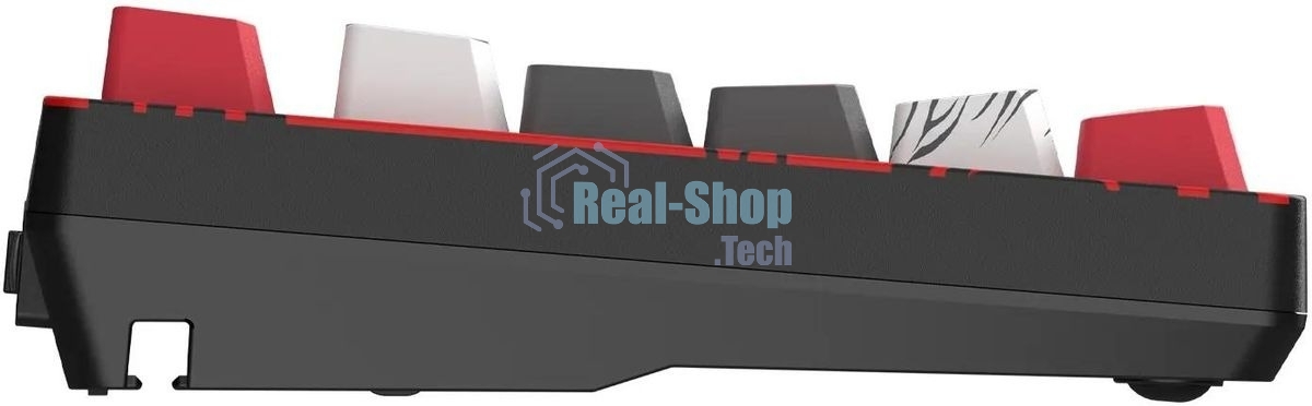 Клавиатура беспроводная A4Tech Bloody WS87 Naraka USB, Bluetooth/Радиоканал черный/красный