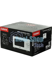 Микроволновая печь Galanz MOS-2008MW белый, 20 л, 700 Вт, переключатели - поворотный механизм