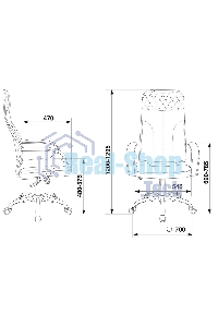 Кресло руководителя Бюрократ CH-608SL/ECO черный искусственная кожа крестовина металл хром