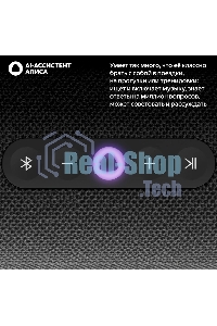 Умная колонка Yandex Стрит Алиса черный 30W 2.0 BT/Wi-Fi 10м 3300mAh (YNDX-00030BLK)