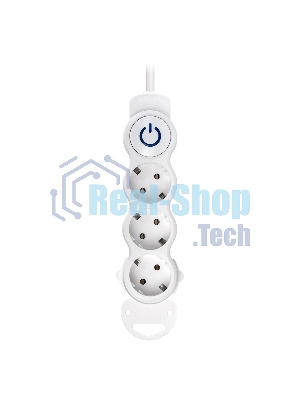 Удлинитель Smartbuy (SBE-16-3-03m-ZS) 3 роз х 3,0 м - белый