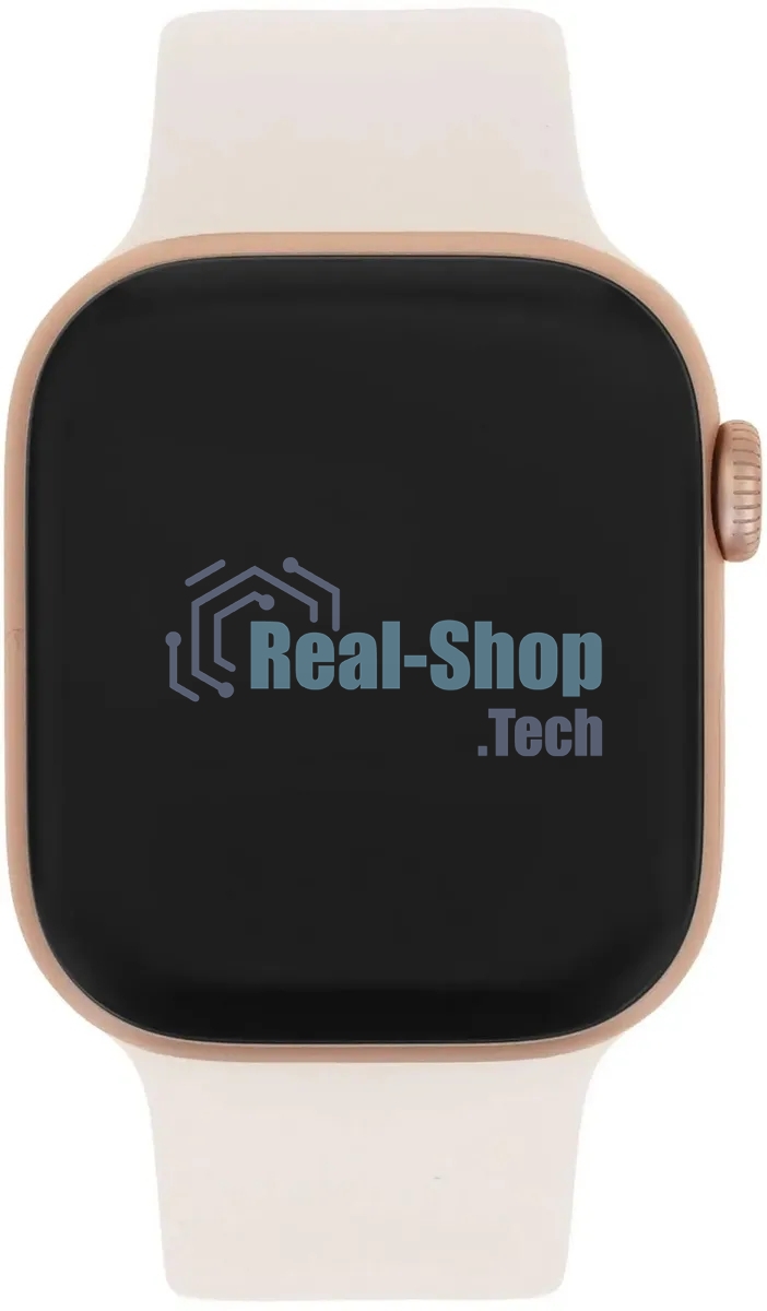 Умные часы Apple Watch Series 11 A3333 46мм OLED корп.розовое золото Sport Band рем.белый разм.брасл.:S/M (MEV64LW/A)