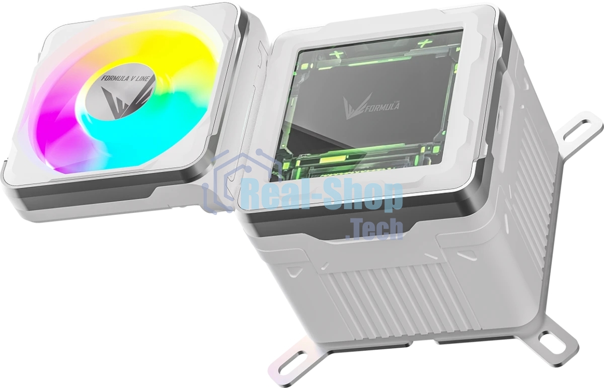 Система жидкостного охлаждения Formula V Line Cryo Wing Digi 360 WH, 360мм, LCD 2.73