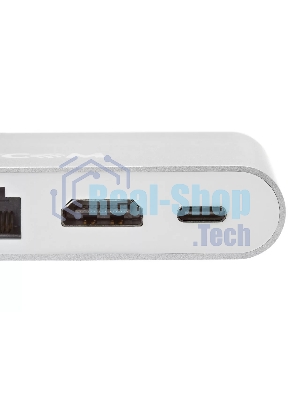 Кабель-адаптер USB3.1 Type-CM-->HDMI+USB3.0+RJ45+PD charging VCOM