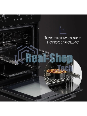 Духовой шкаф электрический встраиваемый Zigmund & Shtain E 145 B черный