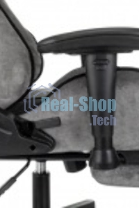 Кресло игровое Бюрократ Zombie Drift/F серый/черный, крестов. пластик, подст. для ног