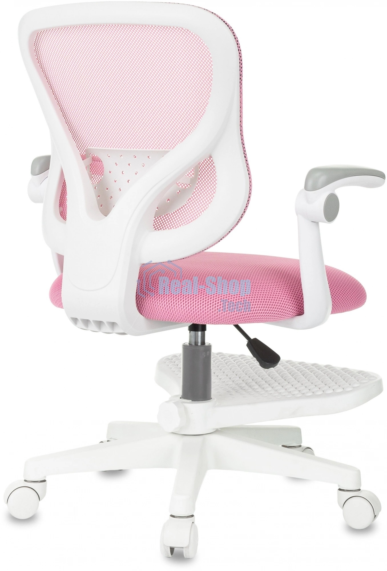 Кресло детское Бюрократ BUROKIDS 3 розовый Velvet 36, крестов. пластик