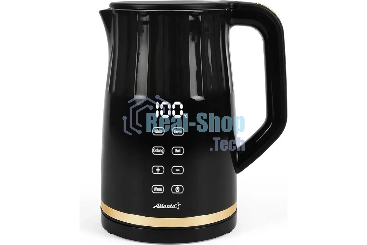 Чайник электрический Atlanta ATH-2536 черный