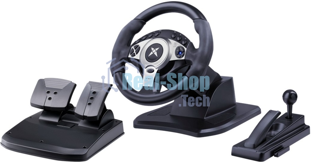 Игровой руль Defender Glazer черный