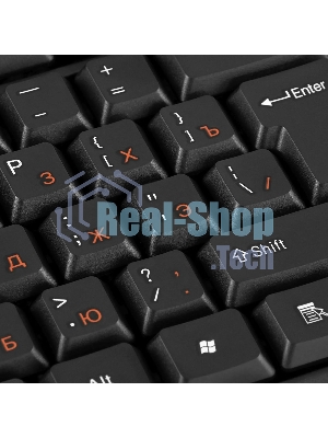 Клавиатура Oklick 100M HW3 проводная, USB Type-A, чёрный