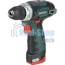 Дрель-шуруповерт аккумуляторная Metabo PowerMaxx BS 600984000, Аккумуляторный, 10,8В, 2 АКБ
